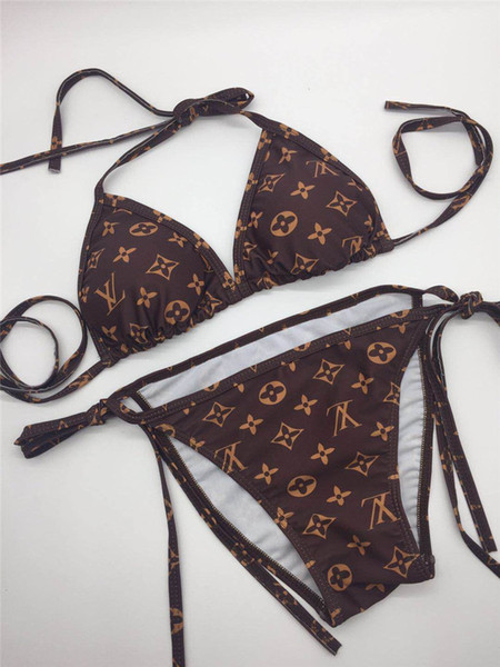 New Sexy Women Pattern Print Bikini Fashion Beach Party Swimsuit Cool Women's Comfortable Pool Party Swimwear