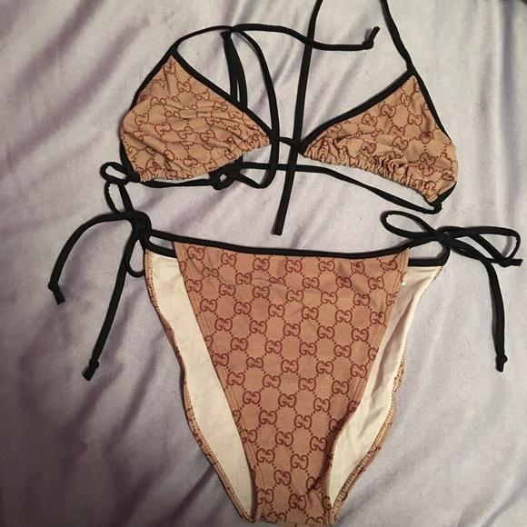 Women 2pcs Bikini Sets Tankinis Halter Letters F Bra Underwears Briefs Swimsuits Bikinis