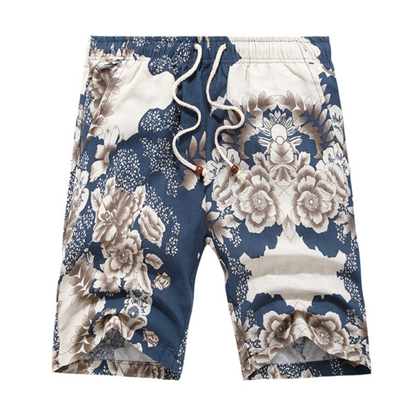Summer Beach Shorts Men Swimwear In Surfing Short Printed De Bain Homme Anti-UV Quick Dry Zwemshort Heren Loose Large Size L-8XL