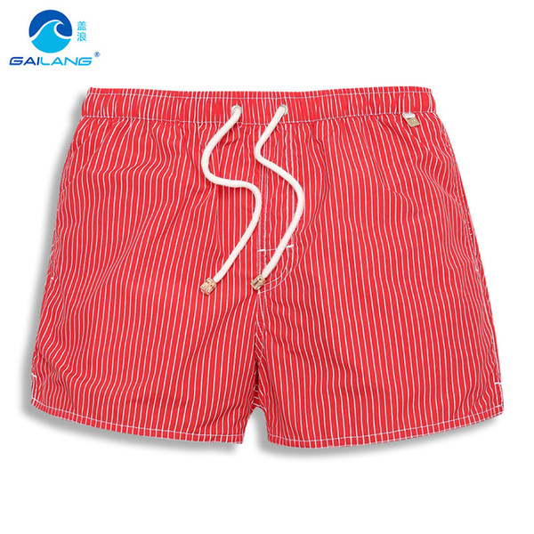 2018 Nylon Liner Surf boardshorts Brand Summer Men's Beach board Shorts lined Men Bermuda Male striped mesh plus size