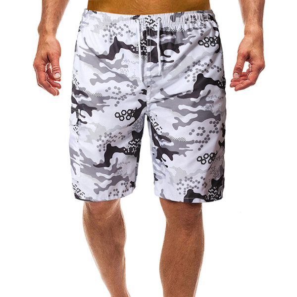 Mens Board Shorts Camouflage Bermuda Surf Swimwear Beach Short Man Swim Shorts Summer Male Athletic Running Gym Man