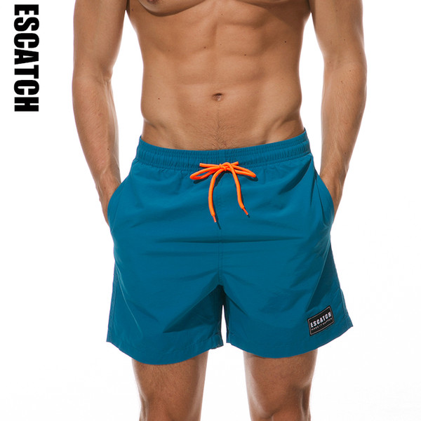 New 2019 Brand Swimwear Men's Swim Shorts Trunks Beach Boardshorts Man Gym Bermuda Swimsuit Mens Running Sports Surf Shorts