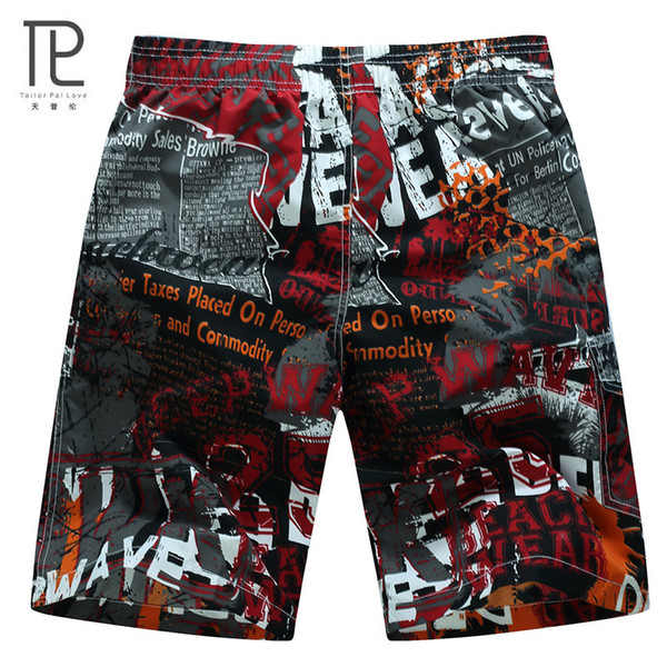 M-6XL New Beach Shorts 2018 Men Swimwear Board Shorts Swimming Trunks With Mesh Liner Mens Bathing Suits Quick Dry Surf Bermuda