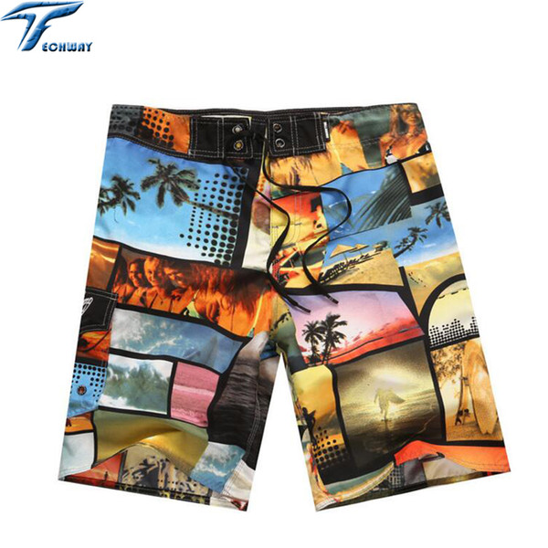 Wholesale New Men's Board Shorts Beach Brand Shorts Surfing Bermudas Masculina De Marca Men Boardshorts Surf 2019 New Summer