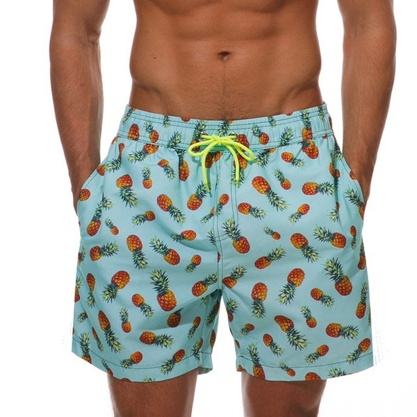 ESCATCH Swim Shorts Mens Swimming Shorts Boardshorts Men Board Beach Short Quick Dry Male Bermuda Surf Swimwewar Suit With Liner