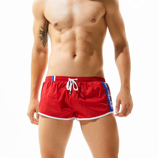 Men's summer recreational beach pants Stitching swimmwear swim pants one's morality Quick-drying movement surfing shorts