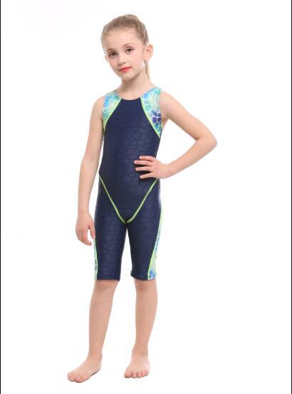 2019 Children's swimsuit girl baby cute one-piece swimsuit in the big boy girl five-piece swimsuit to learn swimming training