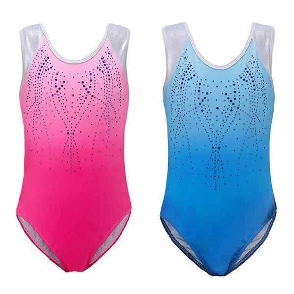 Peuter & Tieners Meisjes Ballet/Skate Gymnastiek Turnpakje/Unitards Mouwloze Kinderen Dancewear 5-14Years