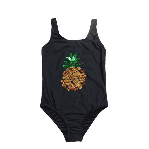 2019 Girls Swimwear One Piece Children Swimsuits Pineapple Girls Swimming Suits 2019 Summer Bathing Suits Beachwear G1-K517