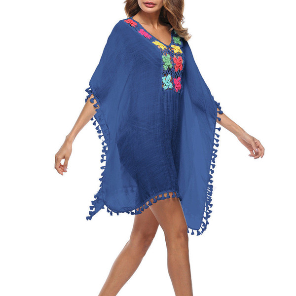Women Lace Cover Ups Sexy Bikini Cover Up Swimsuit Swimwear Beach Tunic Dress Bathing Suit One