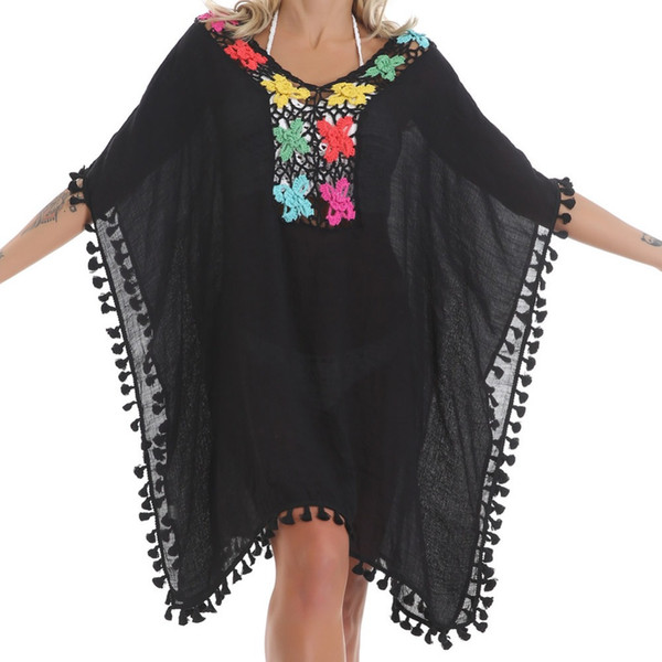 Swimsuit Swimwear Cover Ups Beachwear 2019 Womens Cover Up Beach Dress Tunic Beach Outlet Bathing Suit