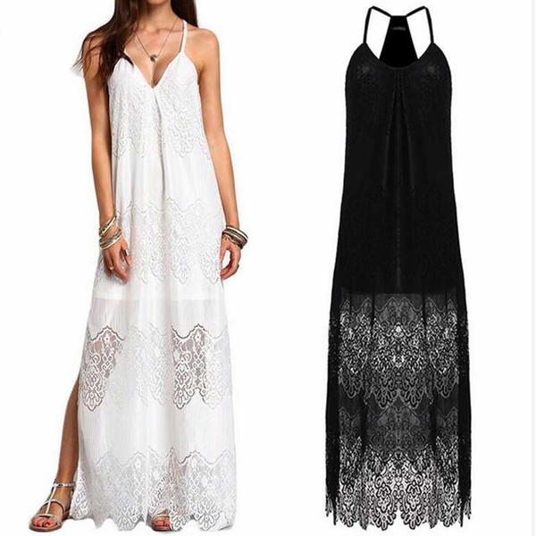 2018 Women Lace Dress Beach Cover Up Swimwear robe de plage Bathing Suit Cover Ups saida de praia Bikini Beachwear