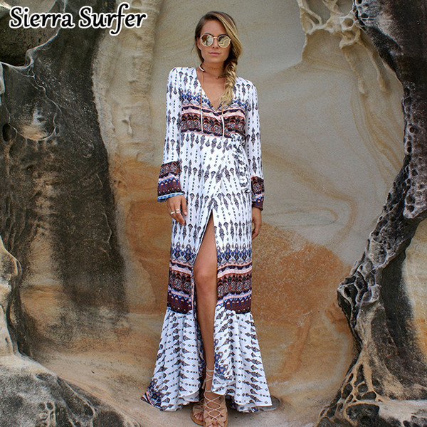 Kaftan Beach Cover Ups Swimsuit Up Swim Swimming Skirt Coverup Thailand Simmias Long Sleeve Dress Moda Praia Vestido
