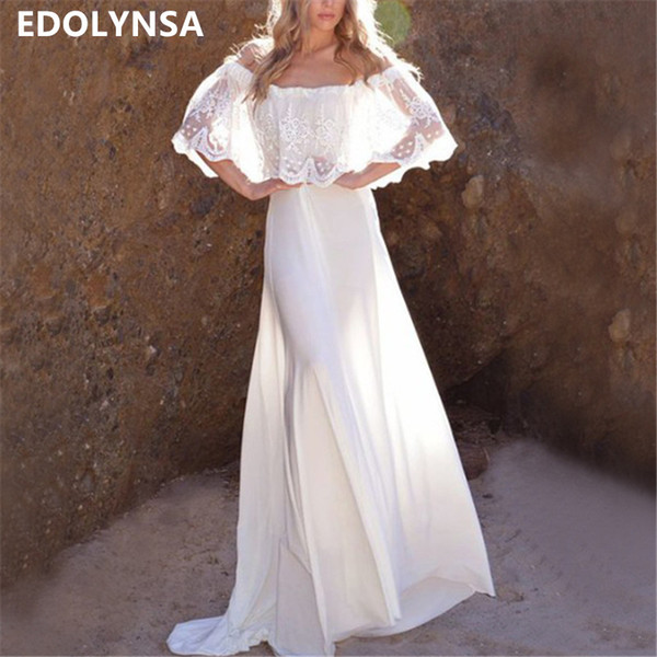 White Lace Cover up Beach dress Bathing suit Cover ups Pareos de Playa Mujer Robe De Plage Swim Cover up Long Beach Dress