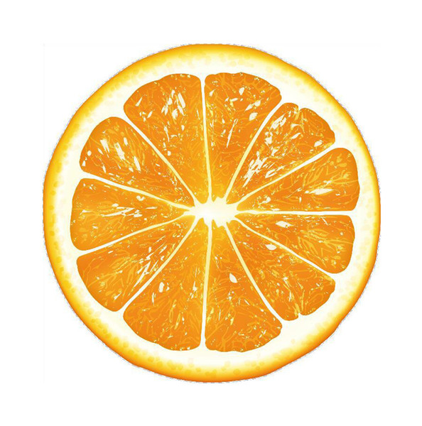 Lemon Print Round Beach towel swimming bikini cover Up veil bath shower drying cloth blanket table cover yoga mats covers