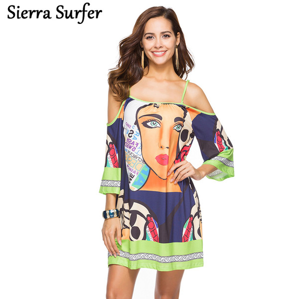 Swimwear Women Swimsuit Cover Up Swim Swimming Skirt Sexy Beach 2018 Dress New Printed Milk Large Size Salidas De