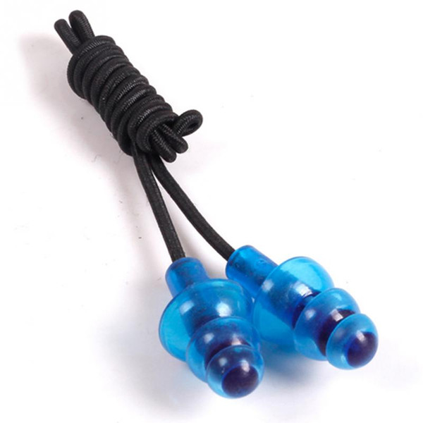 Universal Soft Silicone Swimming Ear Plugs Earplugs Gear with a Case Box Pool Accessories Water Sports Swim Ear Plug