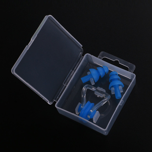 Swimming equipment silicone nose clip earplugs silicone earplugs Swimming set earplugs