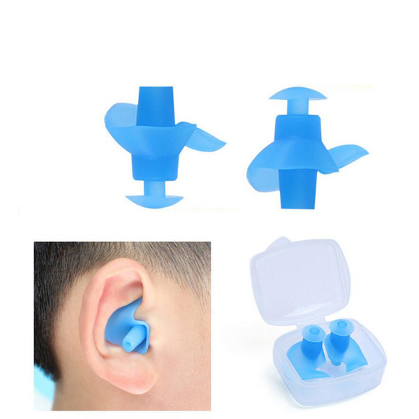 New Swimming Earplugs Waterproof Silicone Earplugs Shampoo Bathing Comfortable Adult Men Women Water Sports Bathing Swimming Earplugs