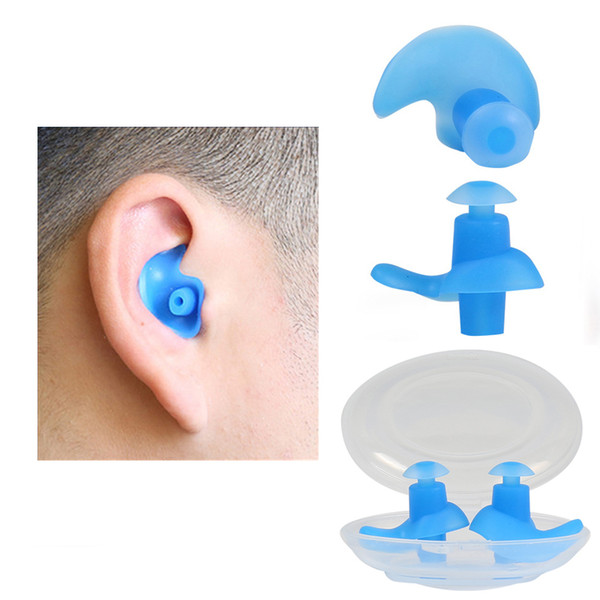 Silicone Waterproof Ear Plugs Swimming Earplugs oordoppen Diving Surf Water Sport Swim Anti Noise Dustproof Plug bouchon oreille