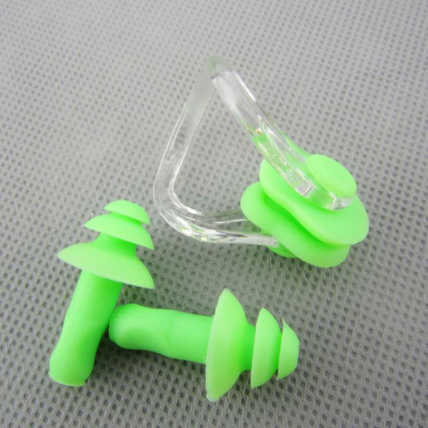 2016 Olympic sports Underwater Nose Clip and Earplug Kit for Swimming Pure Silicone Ear plugs and Nose clips set Water sports goods