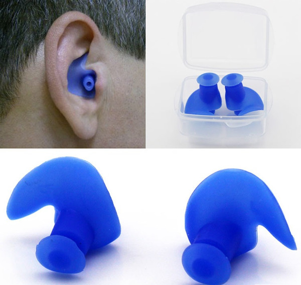 50 pairs Waterproof Swimming Professional Silicone Swim Earplugs for Adult Swimmers Children Diving Soft Anti-Noise Ear Plug
