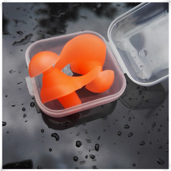 Waterproof Earbuds 1 Pair Environmental Silicone Spiral Waterproof Dust-Proof Earplugs in Box Outdoors Water Sports Swimming Accessories
