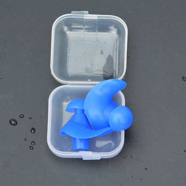 Waterproof earbuds 1 Pair Environmental Silicone Spiral Waterproof Dust-Proof Earplugs in Box Water Sports Swimming Accessories