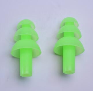 2 Pairs/Lot Earplug For Swimming Silicone Soft And Comfortable Ear With Plugs Water Sports Goods OPP Bag