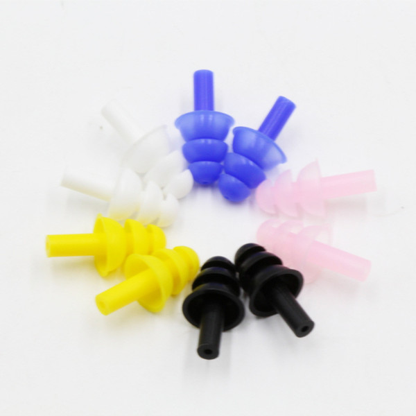 Underwater Earplugs Swimming Nose Clip Suit Waterproof Silica Gel Outdoor Articles Mushroom Shaped Umbrella Noise Prevention 1 1hjf1