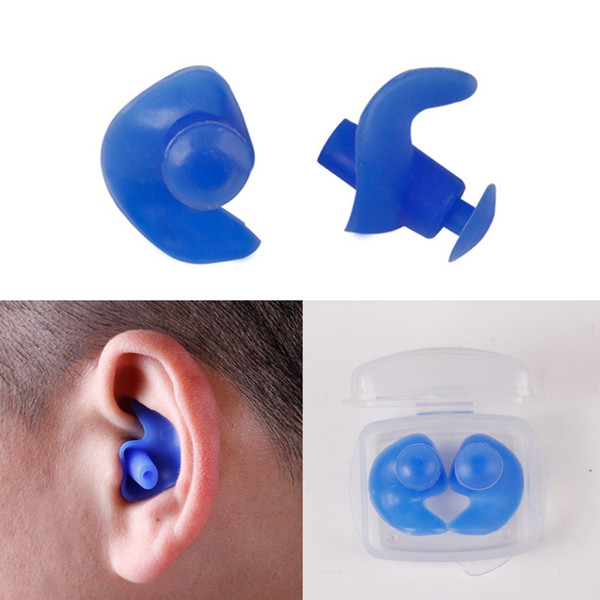 Waterproof Swimming Earplugs Professional Silicone Swim Earplugs Adult Swimmers Children Diving Soft Anti-Noise Ear Plug Random Color 3pair