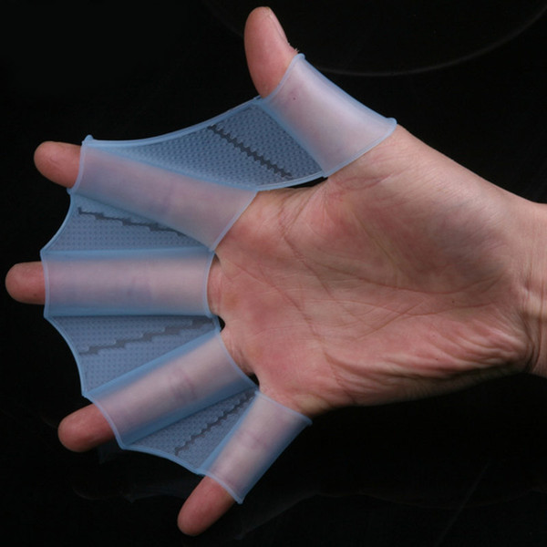 Silicone Material Swimming Fins For Hands Sailor Webbed Palm Flying Fish Webbed Gloves Flippers