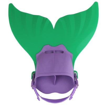 Cute Kid Swimming Fins Children Monolithic Webbed Flippers Conjoined Frog Shoes for Children Water Sports Training Shoes 001
