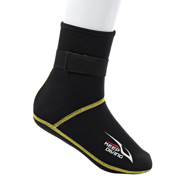Keepdiving Paired Unisex Keep Warm Diving Socks SBR and rubber Non-slip Swimming Anti-sweat Wetsuits Snorkeling Boot 2 Colors