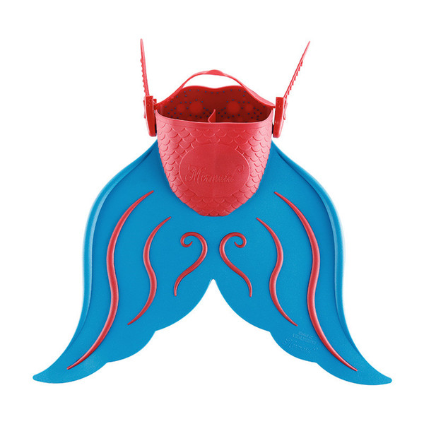 Wholesale Mermaid Swiming Fins,Silicone Training Monofin Swim Foot Flipper with Adjustable Strap for Kids Children