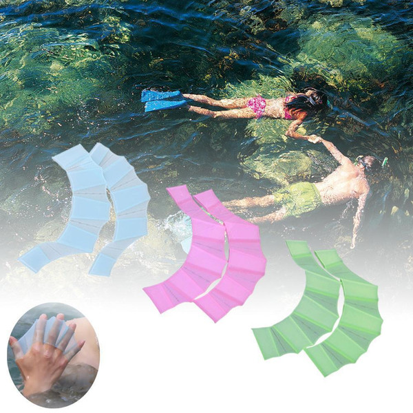 Swimming Fins Training Children/Adult Type Swimming Fins Mermaid Swimming Gloves Flipper Training Shoes Diving Feet Monofin MK275