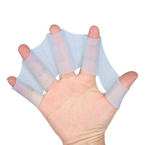 Silicone Swim Gear Fins Hand Web Flippers Silicone Training Gloves Women Men Kids webbed gloves for swimming