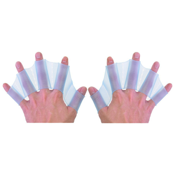 Generic Silicone Swimming Glove Diving Gear Gloves Swim Gear Fins Hand Webbed Flippers Training Paddle Dive Glove