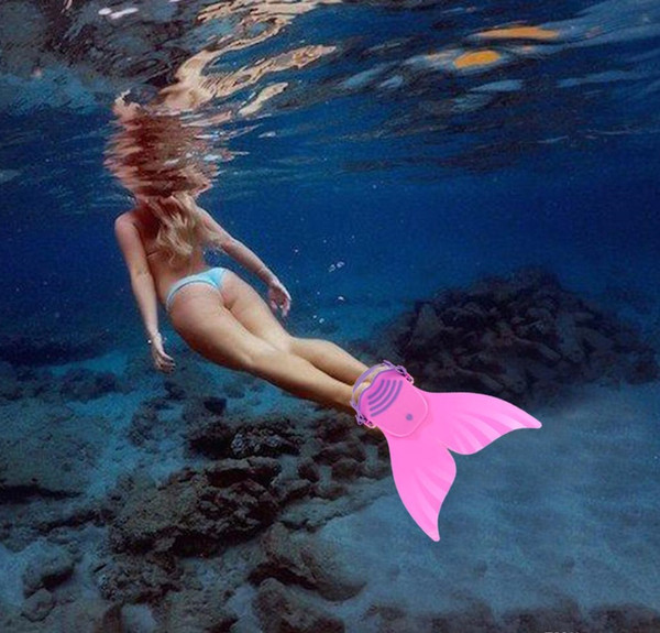Adjustable Mermaid Swim Fin Diving Monofin Swimming Foot Flipper Mono Fin Fish Tail Swim Training For Kid Children Christmas Gifts 200Pcs
