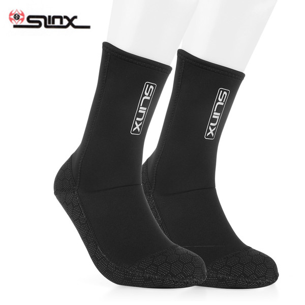 New Arrival 2017 Slinx Paired 3MM Anti-slip particle bottom Thickness SBR CR Warmth Snorkeling Diving Socks for Water Sports