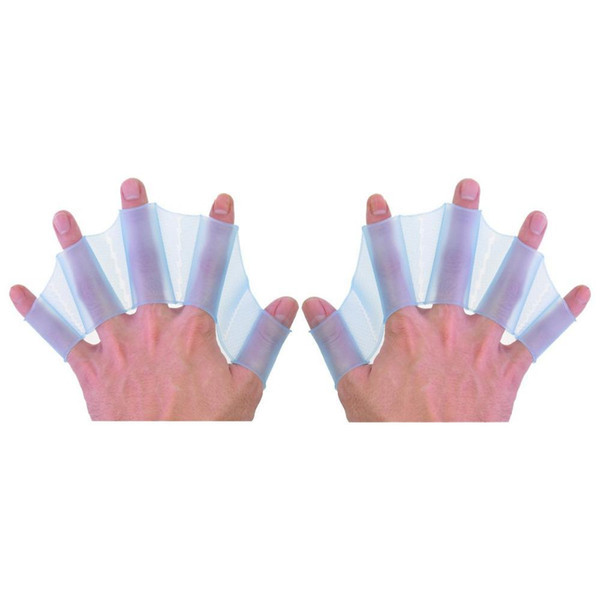 Generic Silicone Swimming Glove Diving Gear Gloves Swim Gear Fins Hand Webbed Flippers Training Paddle Dive Glove