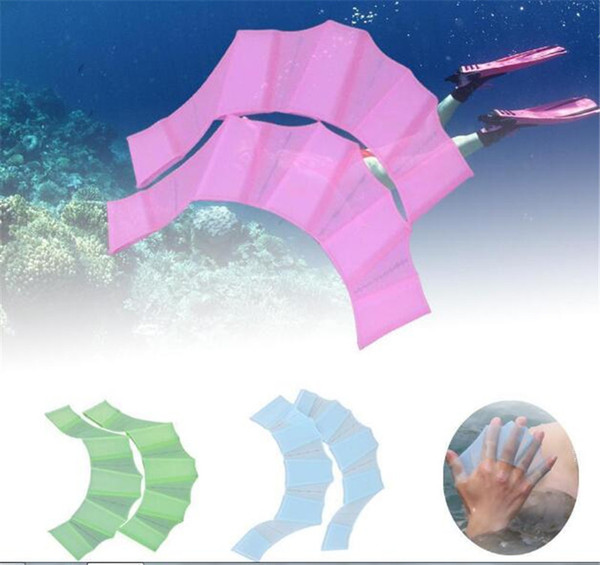 New Fins & Gloves Frog silicone hand webbed swimming paddles wholesale swimming equipment frog claw