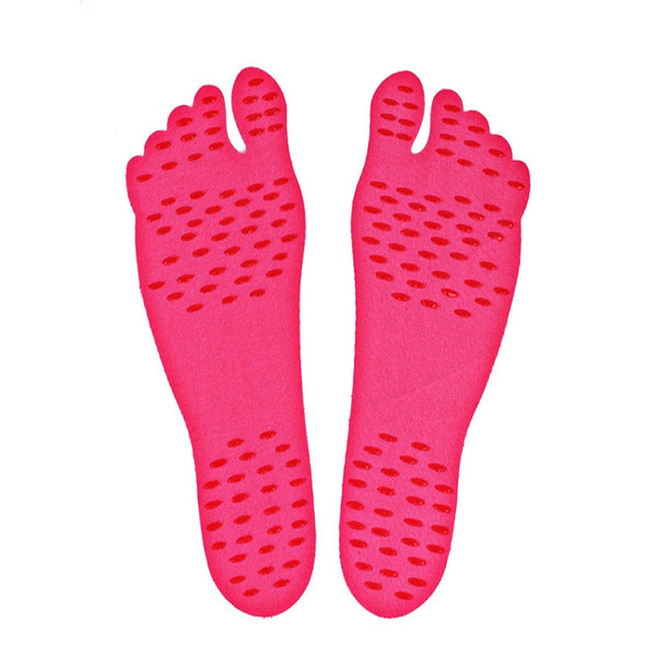 Mounchain Women Men's Adhesive Foot Pads Feet Sticker Stick On Soles Flexible Feet Protection Anti-skid Beach Stealth Shoes