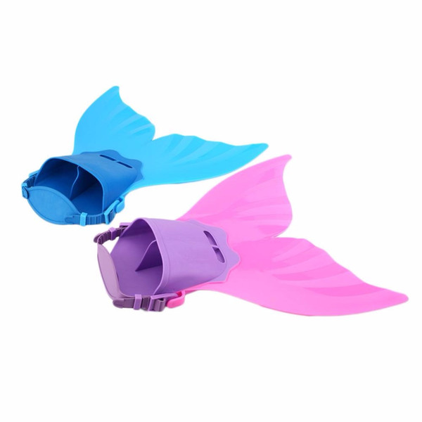 Children Swimmable Mermaid Tail Swim with Monofin Flippers Real Swimmable Mermaid Tail Fin Swimming Costume Props For Children