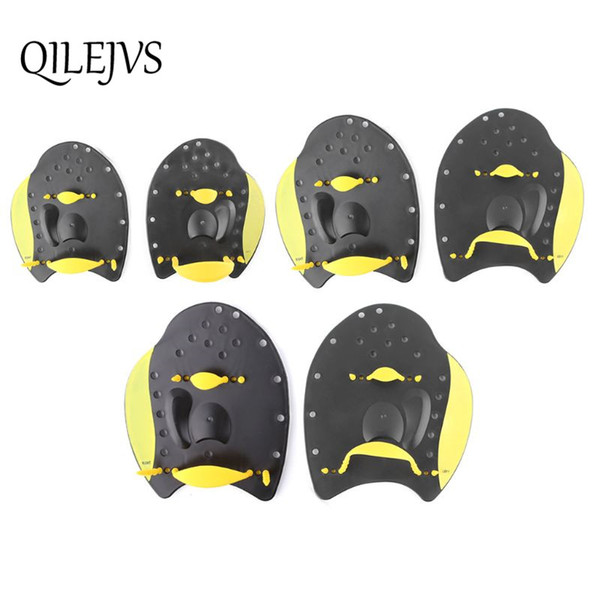 Adult Children Swimming Paddles Professional Swimming Strokes Practice Correction Tools Adjustable Hand Webbed Gloves