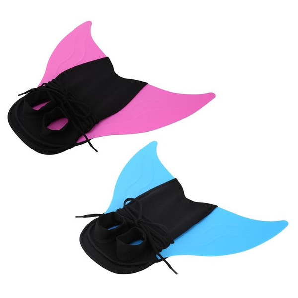 Children Outdoor Swimming Flippers Mermaid Tail Diving Monofin for Kids