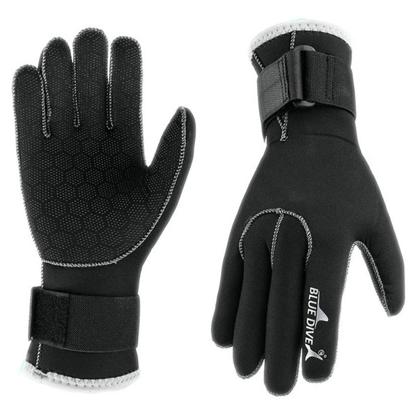 3mm Men Women Warm Scuba Diving Gloves Windsurfing Surfing Spearfishing Snorkeling Boating Fishermen Rubber Gloves Cold-proof