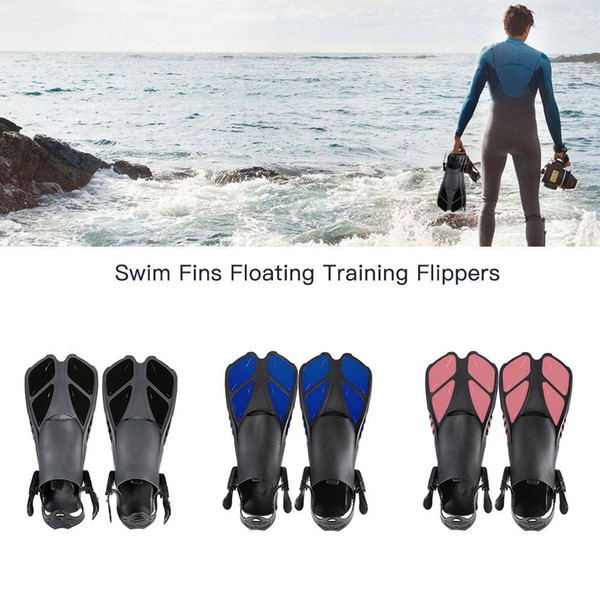 1 * Pair of Fins Swimming Fins Adjustable Heel For Diving Snorkeling Water Sports Size M/XL