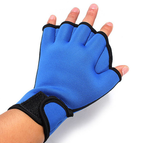 Free shipping Sphere Webbed Swim Gloves Surfing Swimming Sports Paddle Training Fingerless Gloves