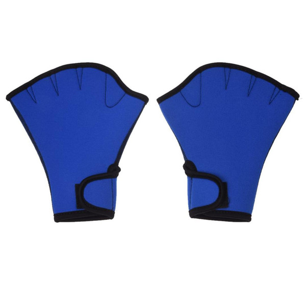 Webbed fingers Gloves--Webbed fingers Gloves Without for Swimming in Swimming pool Training Surfing Blue Black New
